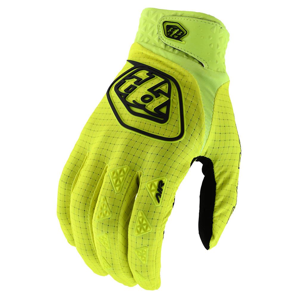 Troy Lee Designs 2024 Youth Air Gloves Solid Flo Yellow